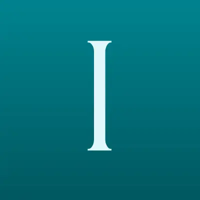 IC, школа английского языка, лого-визитка